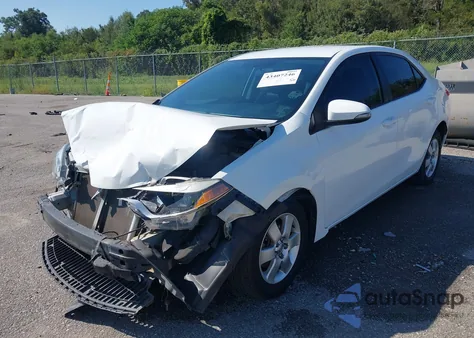 2015 Toyota Corolla S Plus из США, поврежденный, VIN 5YFBURHE0FP273214